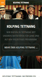 Mobile Screenshot of kolping-tettnang.de